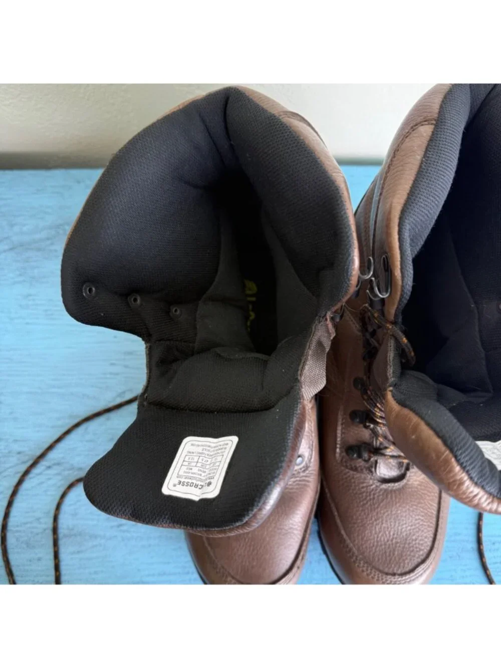LaCrosse Waterproof Insulated Brown Leather Hiking Boots Mens Size 13